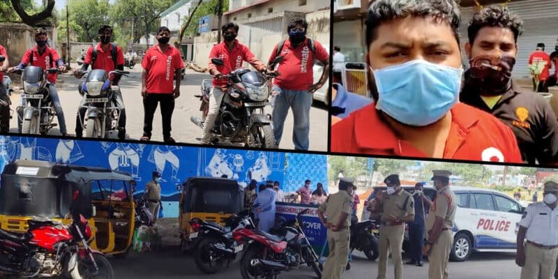Delivery Executives of Zomato and Swiggy face police fierceness as Telangana fixes lockdown norms