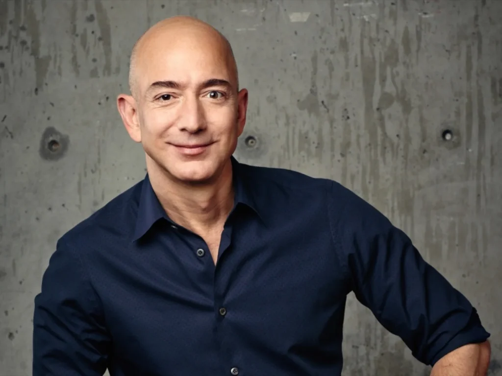Jeff Bezos: Founded Amazon, revolutionizing e-commerce with customer obsession and strategic diversification.


