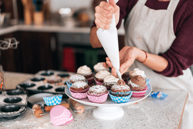 Baked Goods: Bake delicious treats packaged attractively for customers.


