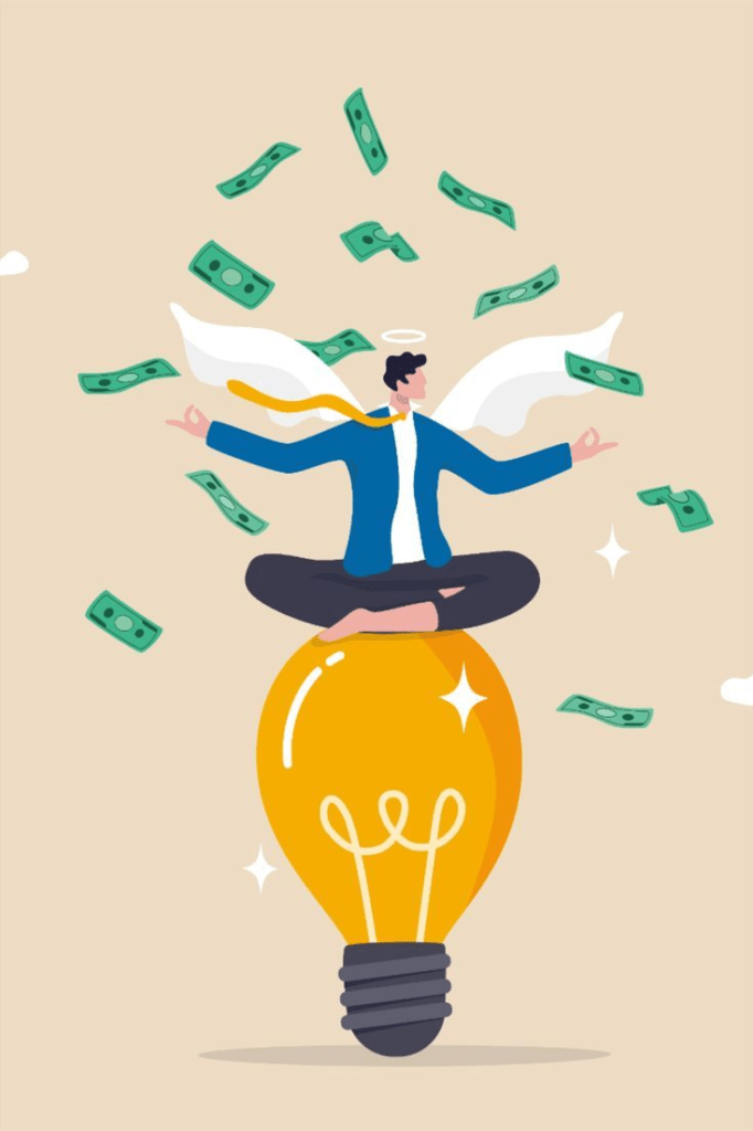 Angel investors provide capital and mentorship to early-stage startups.
