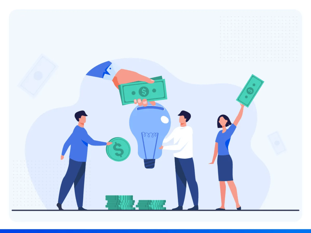 Venture capitalists invest in high-growth startups; strong pitch essential.
